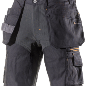 1495PB Werkshort met Stretch en Holsterzakken Zwart