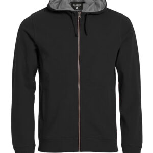 Classic Hoody Full Zip zwart