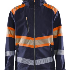 Softshell jack Marine/High Vis Oranje